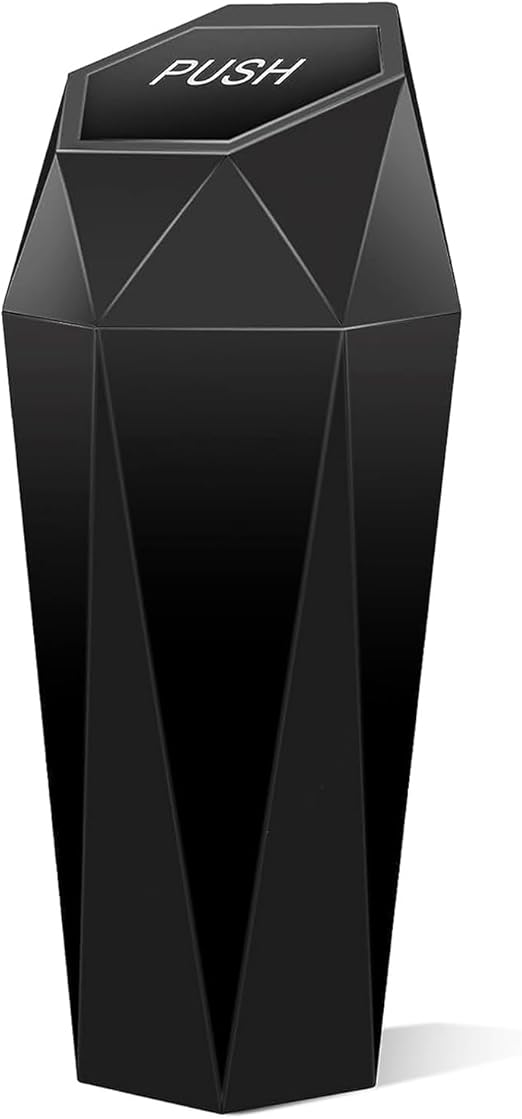 🖤 Poubelle de Voiture Design Diamant – Élégance, Hygiène et Praticité au Quotidien
