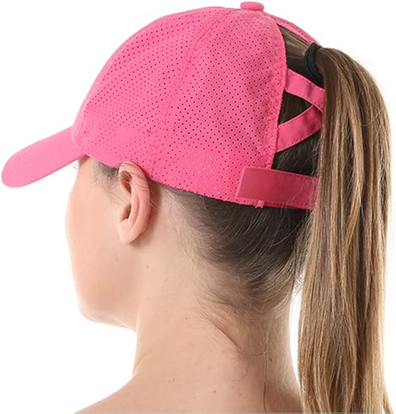 đ Casquette Femme Rose avec Ouverture pour Cheveux â ĂlĂ©gante & Confortable âïž