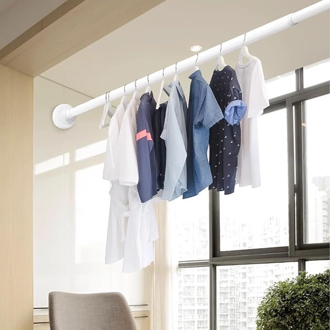 Tringle Extensible Multifonctionnelle – Jusqu’à 2M de Longueur 🚿✨