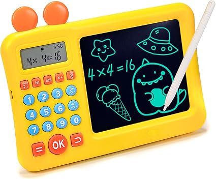 🧮 Calculatrice Mathématique Éducative pour Enfants – Jouet Montessori 2-en-1 Apprentissage & Jeu