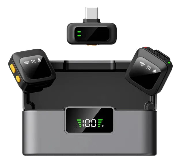 đ€ Microphone sans fil AI Intelligence Noise Reduction 2.4G