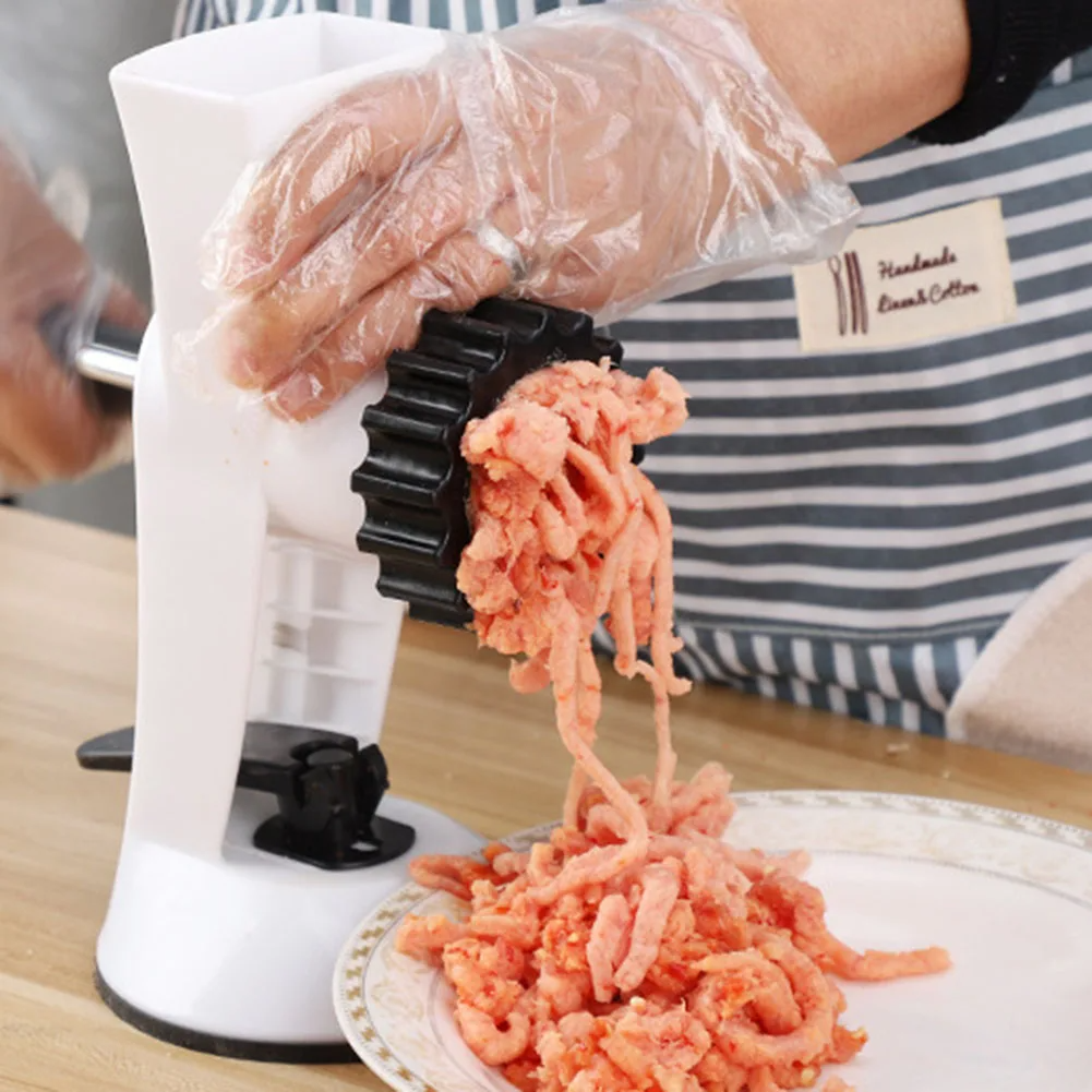 đ Hachoir Ă Viande Manuel 3-en-1 â Avec Tubes Ă Saucisse et Accessoires Inclus