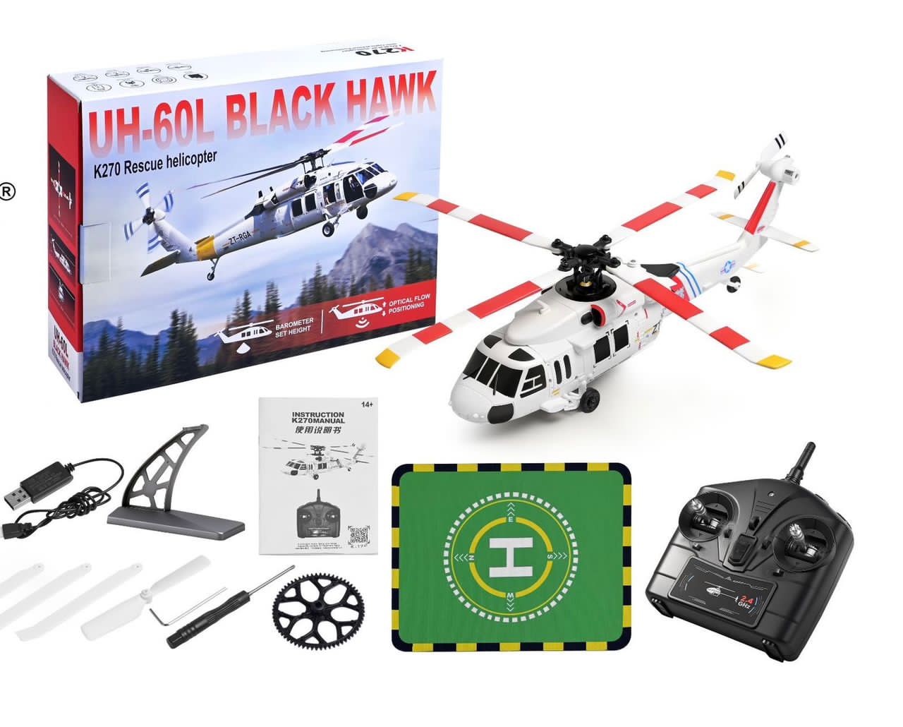 🚁 Hélicoptère Télécommandé UH-60L Black Hawk – Modèle K270
