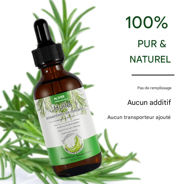 🌿 Huile Naturelle de Croissance Capillaire – Une Chevelure Plus Épaisse et Plus Volumineuse en 30 Jours ! 🌱✨