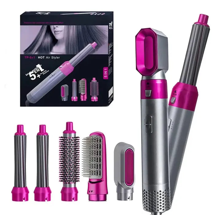 đš Brosse Soufflante Multifonction 5 en 1 â Lissage, Boucles et Volume en Un Seul Appareil