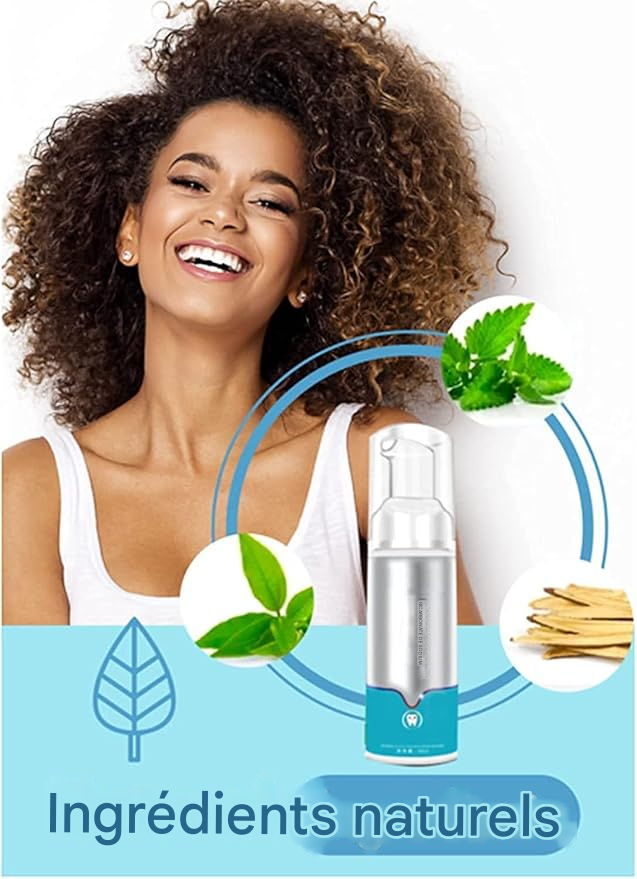 ✨ Mousse de Dentifrice Blanchissante au Bicarbonate – 60 ml