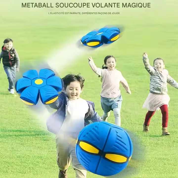 🏀 Balle Disque de Jet – Jouet de Plein Air pour Enfants et Adultes