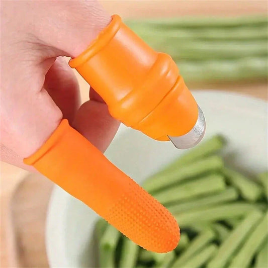 ✂️ Doigt Coupe-Légumes Multifonction – Outil Pratique pour Cuisine & Jardinage