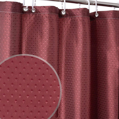 🚿 Rideau de douche en tissu gris et blanc dégradé Natouroum – imperméable et élégant