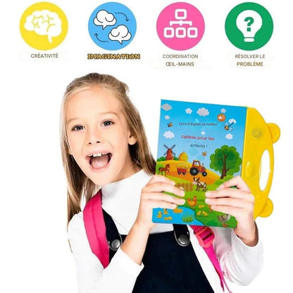 📚 Livre Interactif d’Apprentissage de l’Anglais pour Enfants – Éducatif, Musical et Amusant !