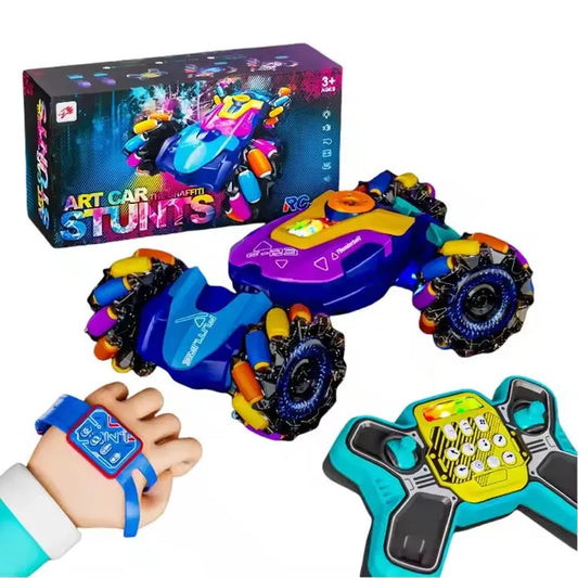 🚗 TORSION STUNT – Voiture Télécommandée Acrobate 360°