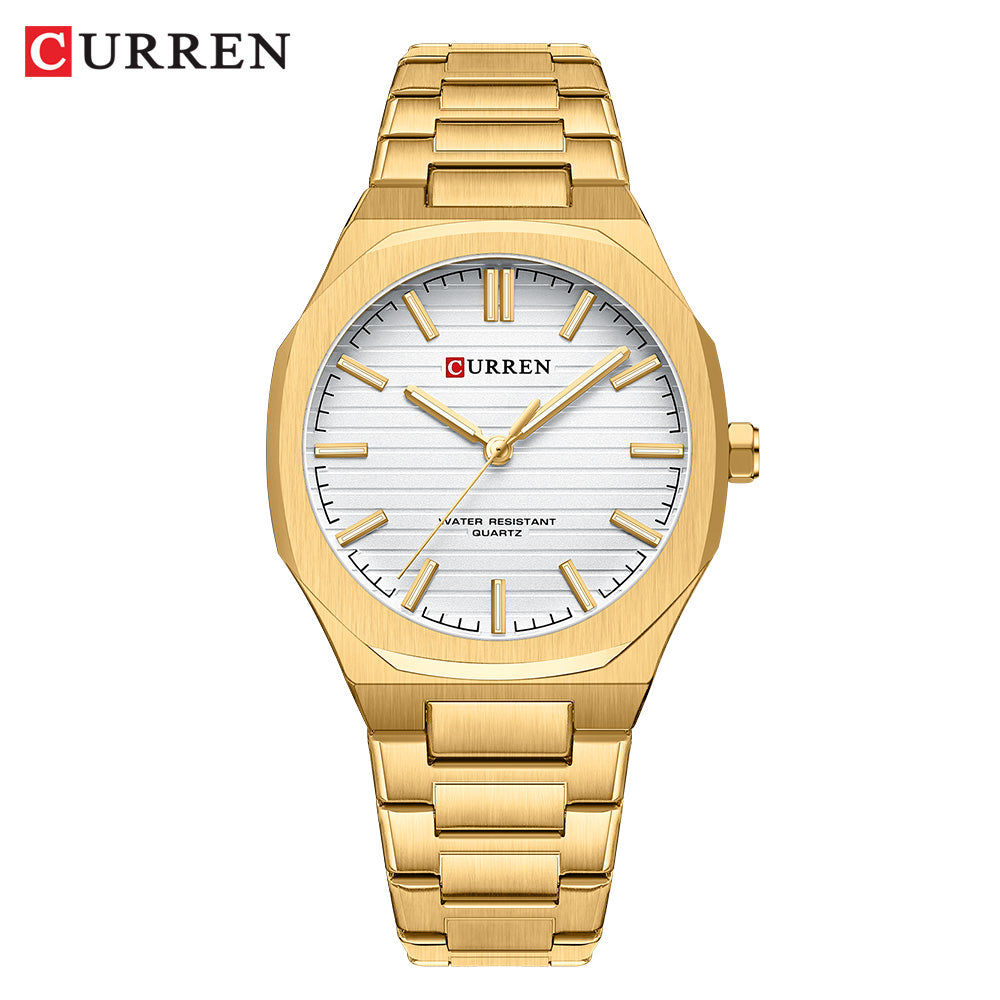 CURREN 8456 Doré – Montre Chronographe Quartz 42 mm