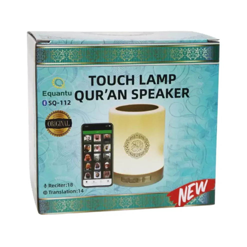 🌙 Lampe Tactile Coran Speaker SQ112 – Lumière & Spiritualité