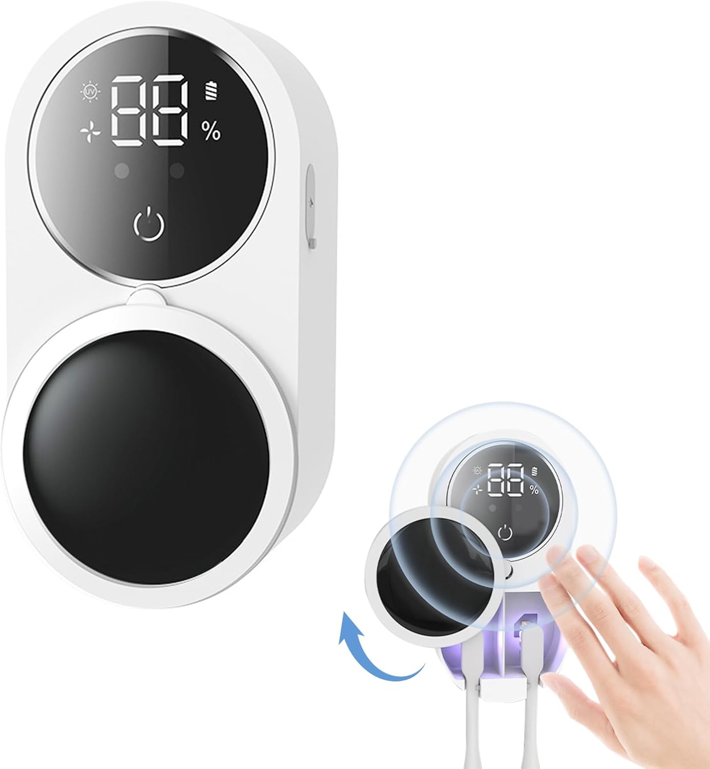 Nettoyeur de Brosse à Dents avec UV-C et Séchage à l’Air