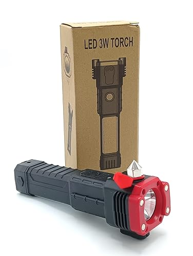Torche LED Tactique 3-en-1 Ultra Puissante