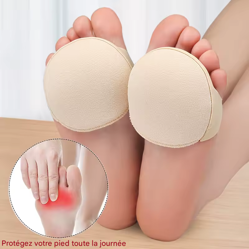 🦶💨 Pexmen – 2 Coussinets Avant-Pied à 5 Orteils – Soulagement de la Douleur Métatarsienne (Metatarsalgie)