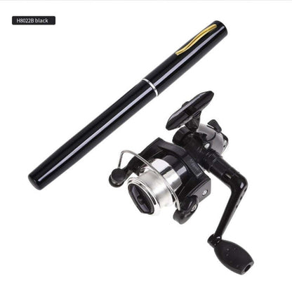 🎣 Kit de pêche portable complet – Canne télescopique + Moulinet + Accessoires