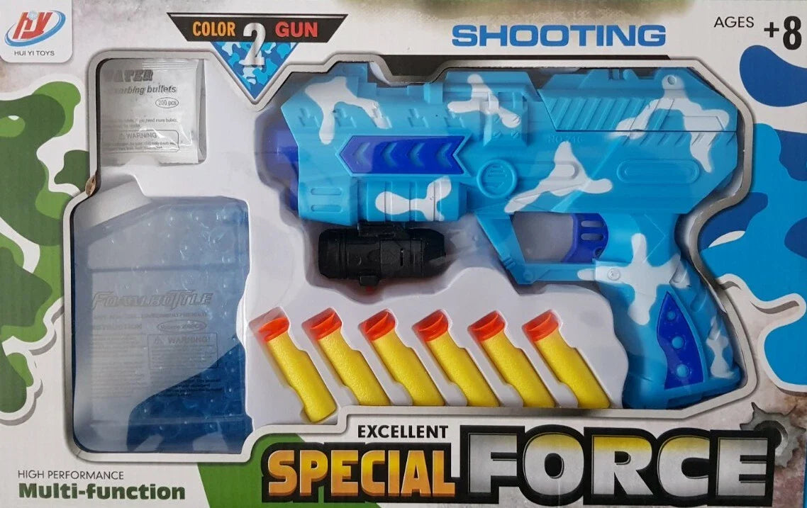 🔫 Pistolet à Balles Souples Multifonction – Jouet Éducatif et Sécurisé pour Enfants