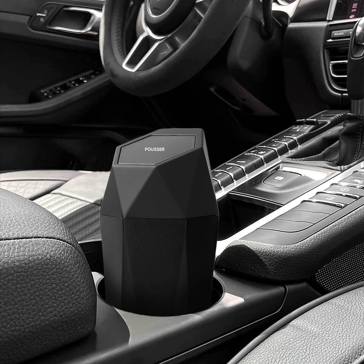 🖤 Poubelle de Voiture Design Diamant – Élégance, Hygiène et Praticité au Quotidien