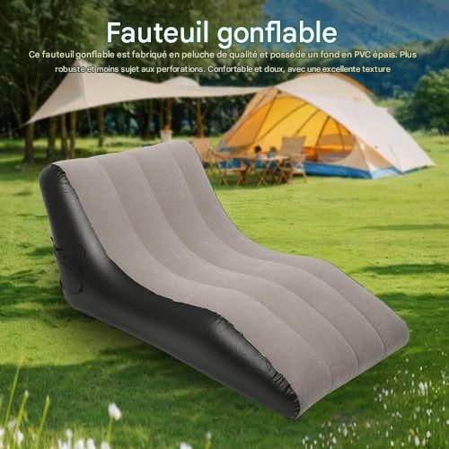 🛋️ Fauteuil gonflable ergonomique – Détente et confort absolu