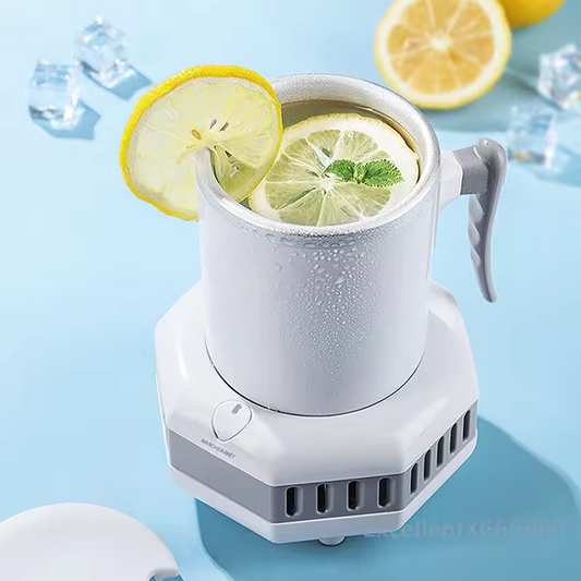 Mini Machine à Glace & Refroidisseur Électrique – Boisson Fraîche en Quelques Minutes ❄️🍺