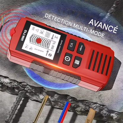 🧲 Détecteur de Métaux & Scanner de Mur Multifonction 5 en 1
