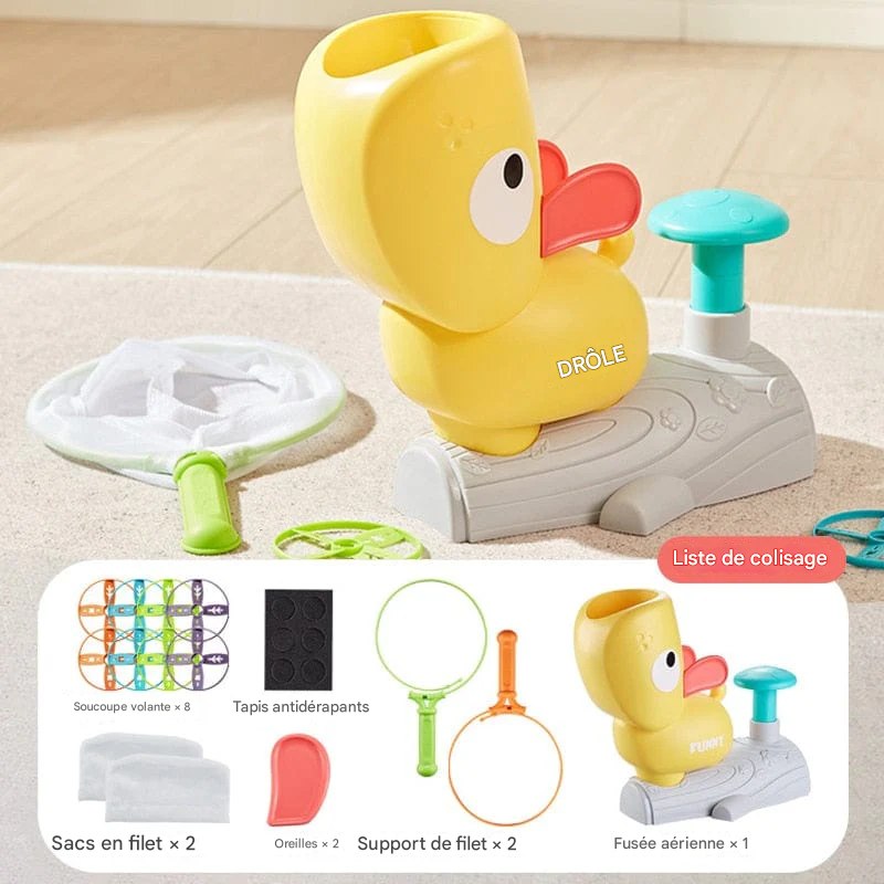 Lanceur de Disque Volant à Pédale pour Enfants