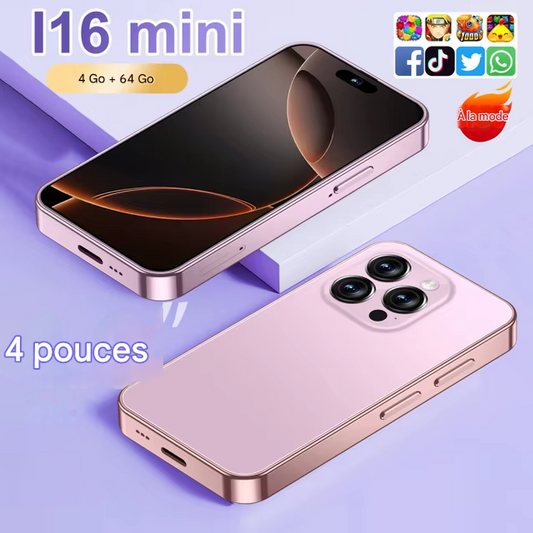 📱 Mini Smartphone 4" – Puissant, Élégant et Ultra-Compact !