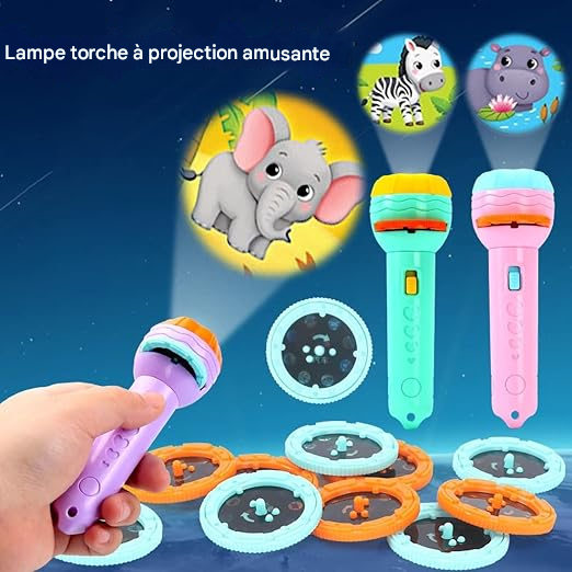🌟 Projecteur d’Images Educatif pour Enfants – 12 Disques Inclus