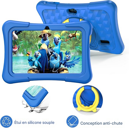 📱 Tablette éducative pour enfants SmartBarry B89Plus – Android 14.0, 7 pouces HD